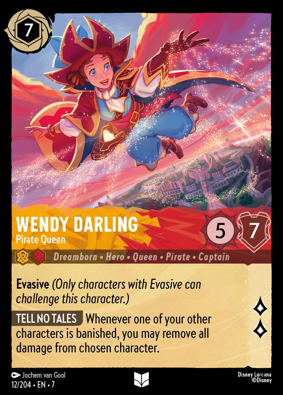 Wendy Darling - Pirate Queen card art