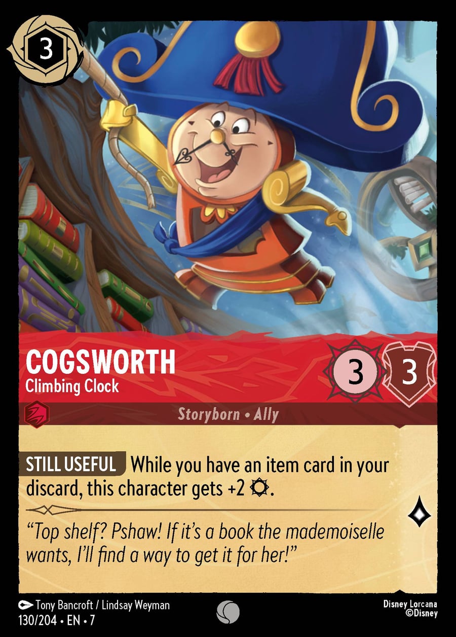 Cogsworth - Climbing Clock card art
