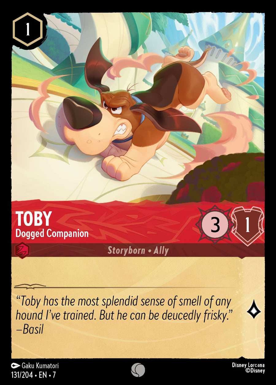 Toby - Dogged Companion card art