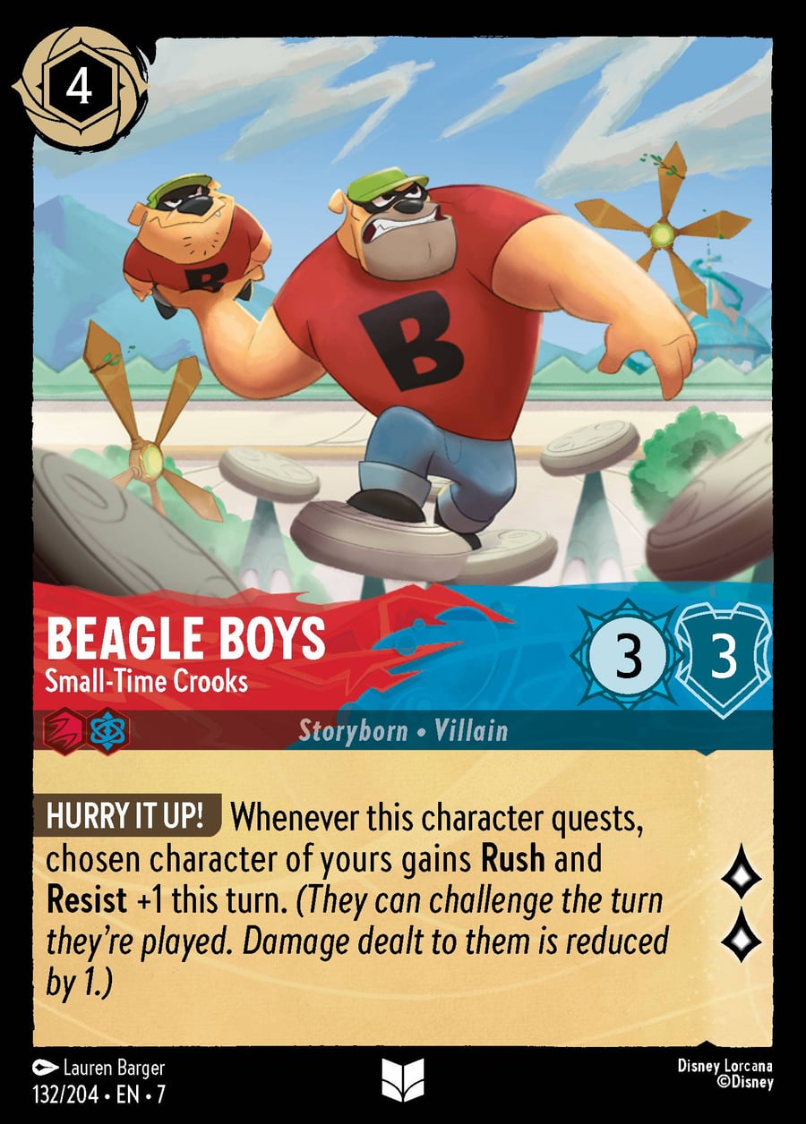 Beagle Boys - Small-Time Crooks card art