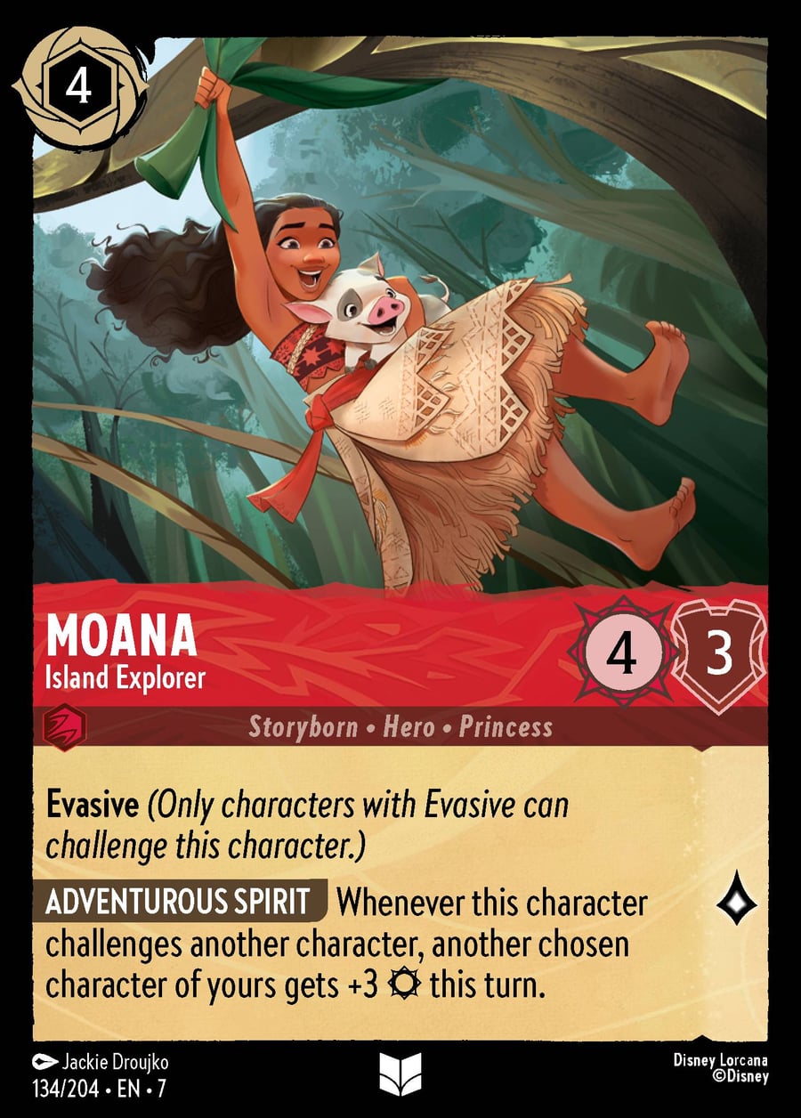 Moana - Island Explorer card art