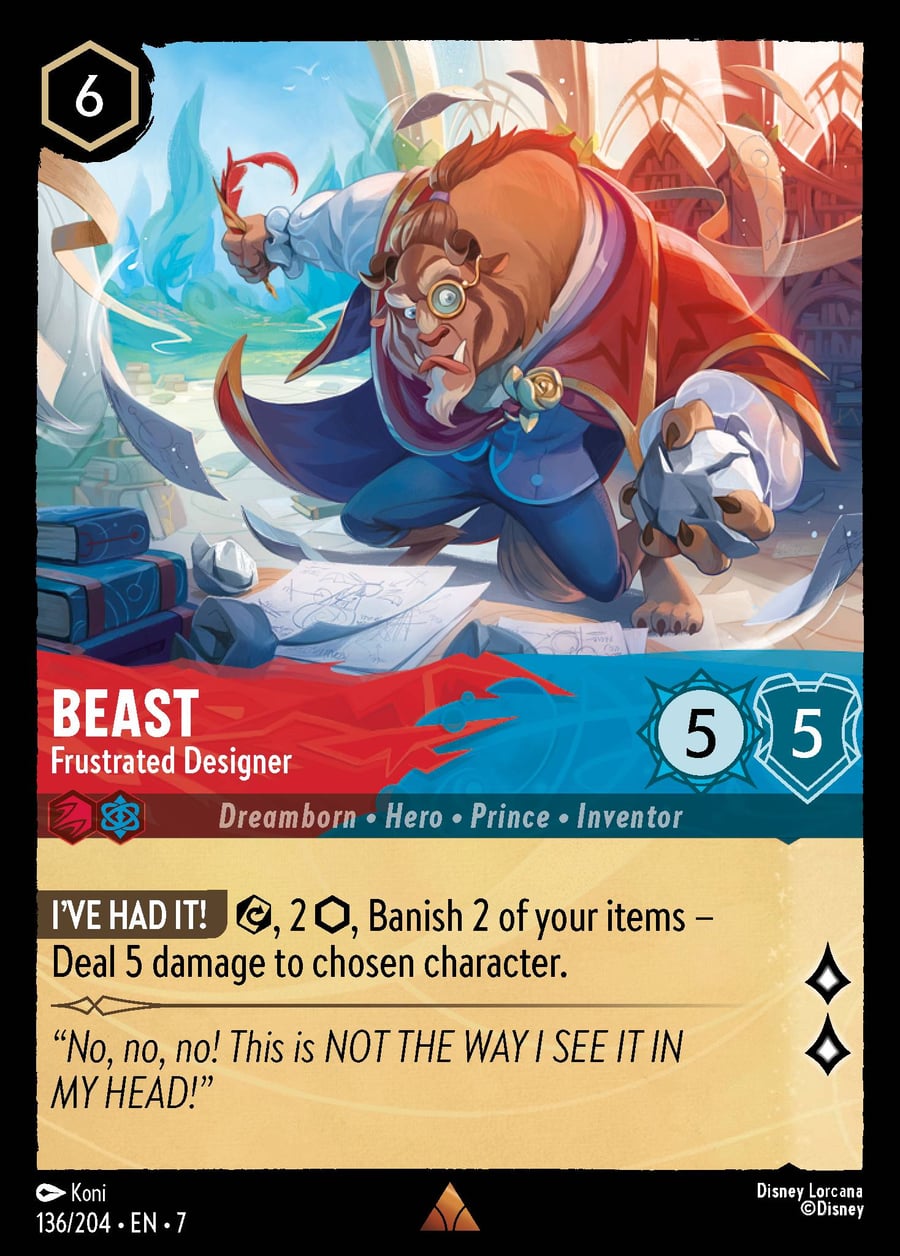 Beast - Frustrated Designer card art