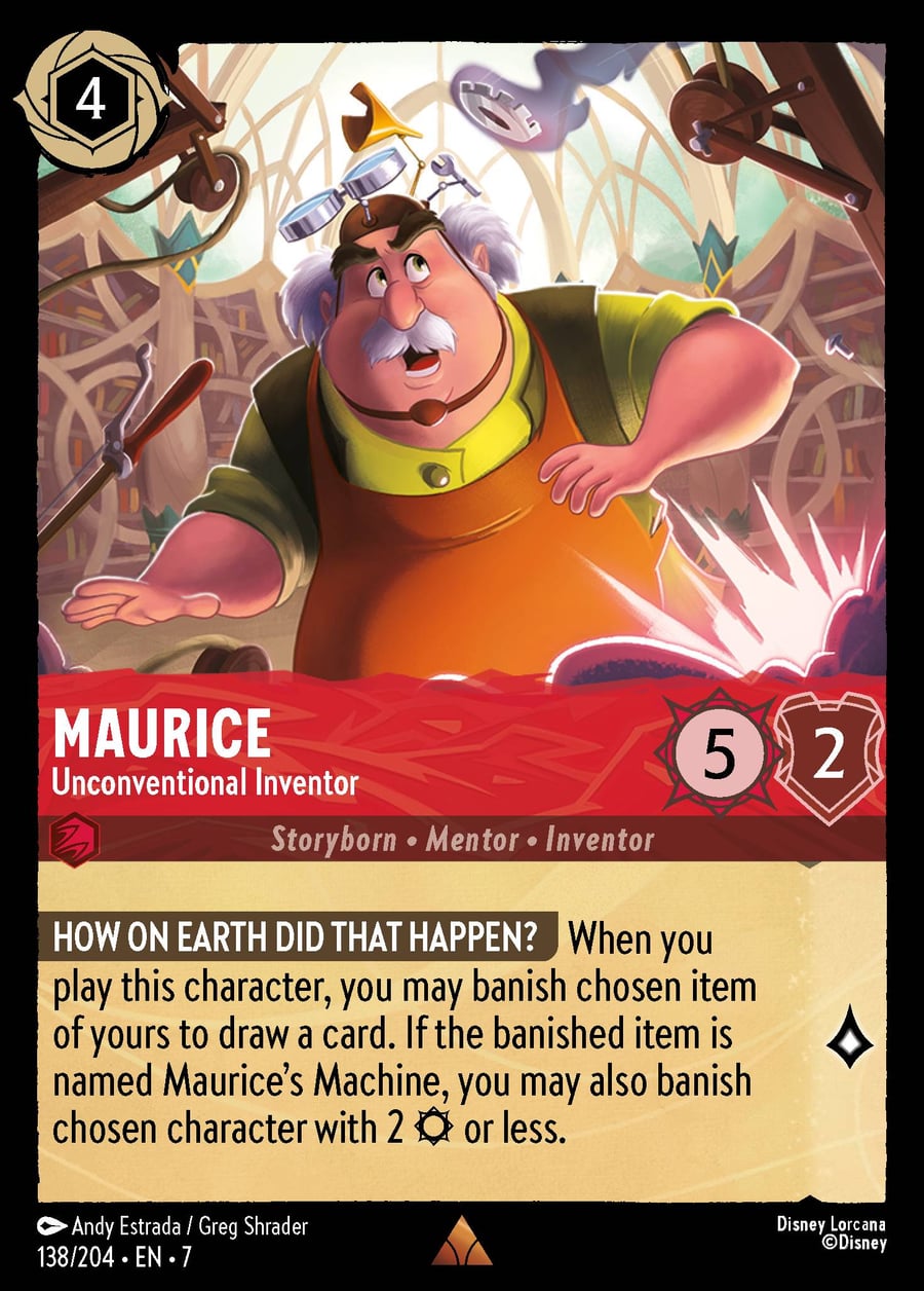 Maurice - Unconventional Inventor card art
