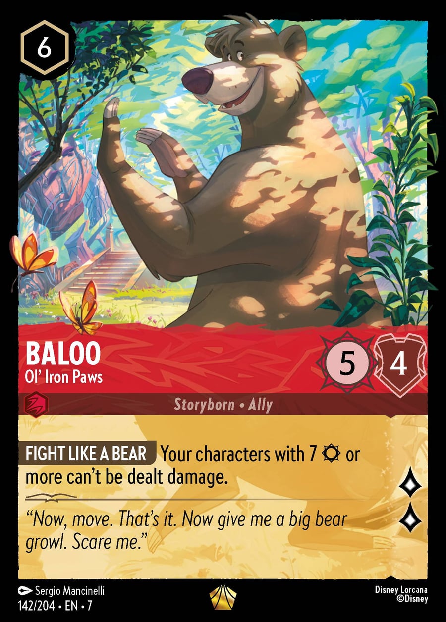 Baloo - Ol' Iron Paws card art