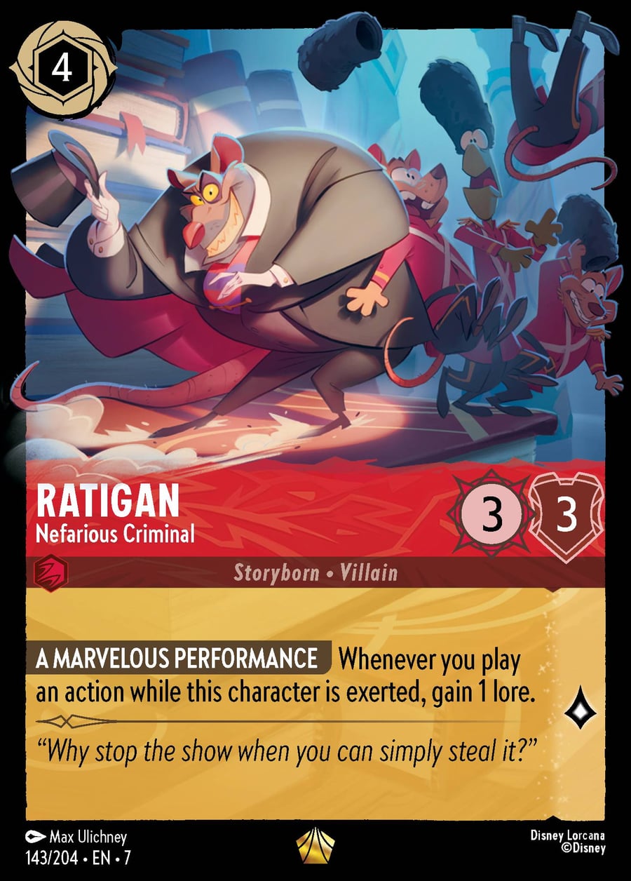 Ratigan - Nefarious Criminal card art