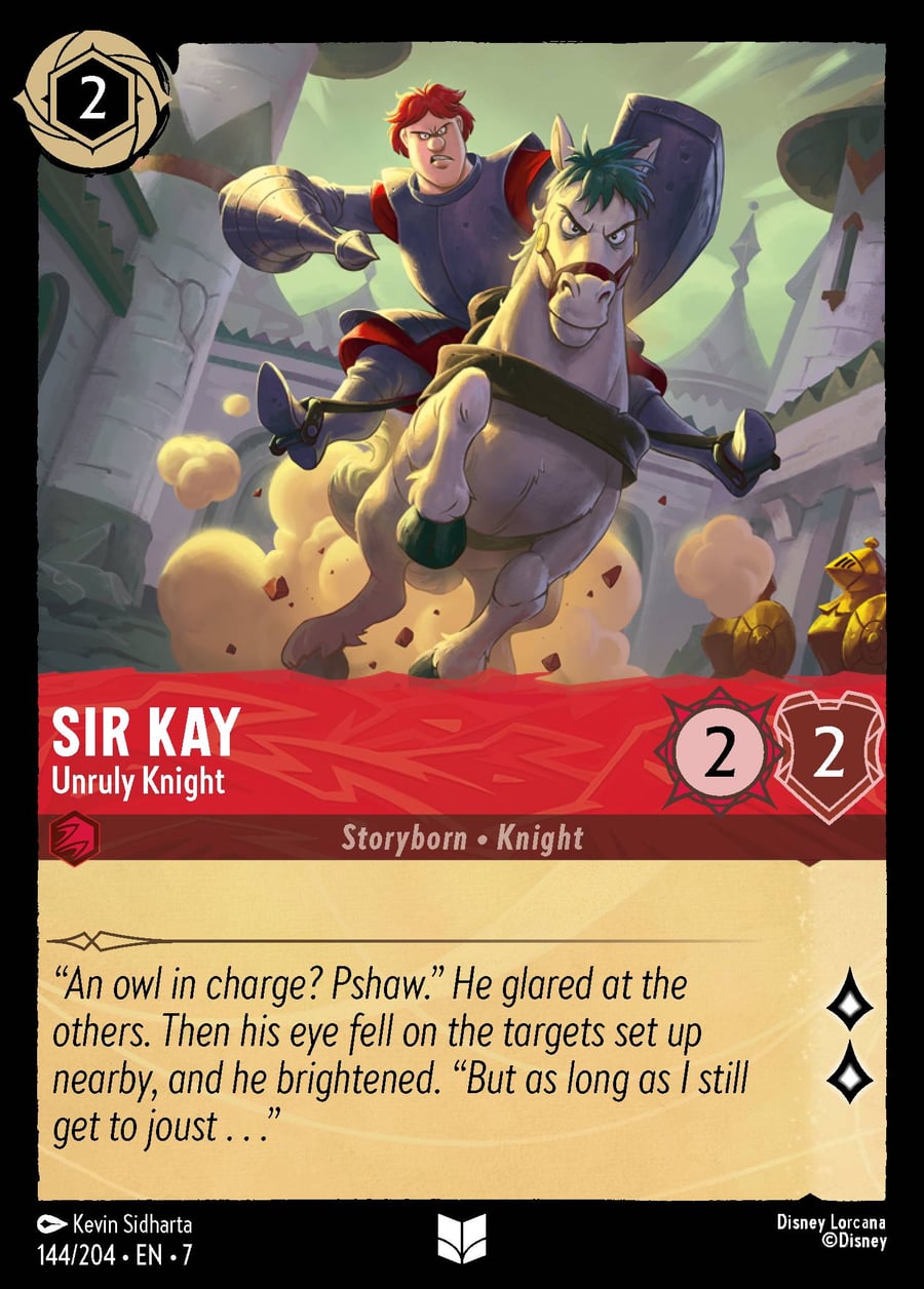 Sir Kay - Unruly Knight card art
