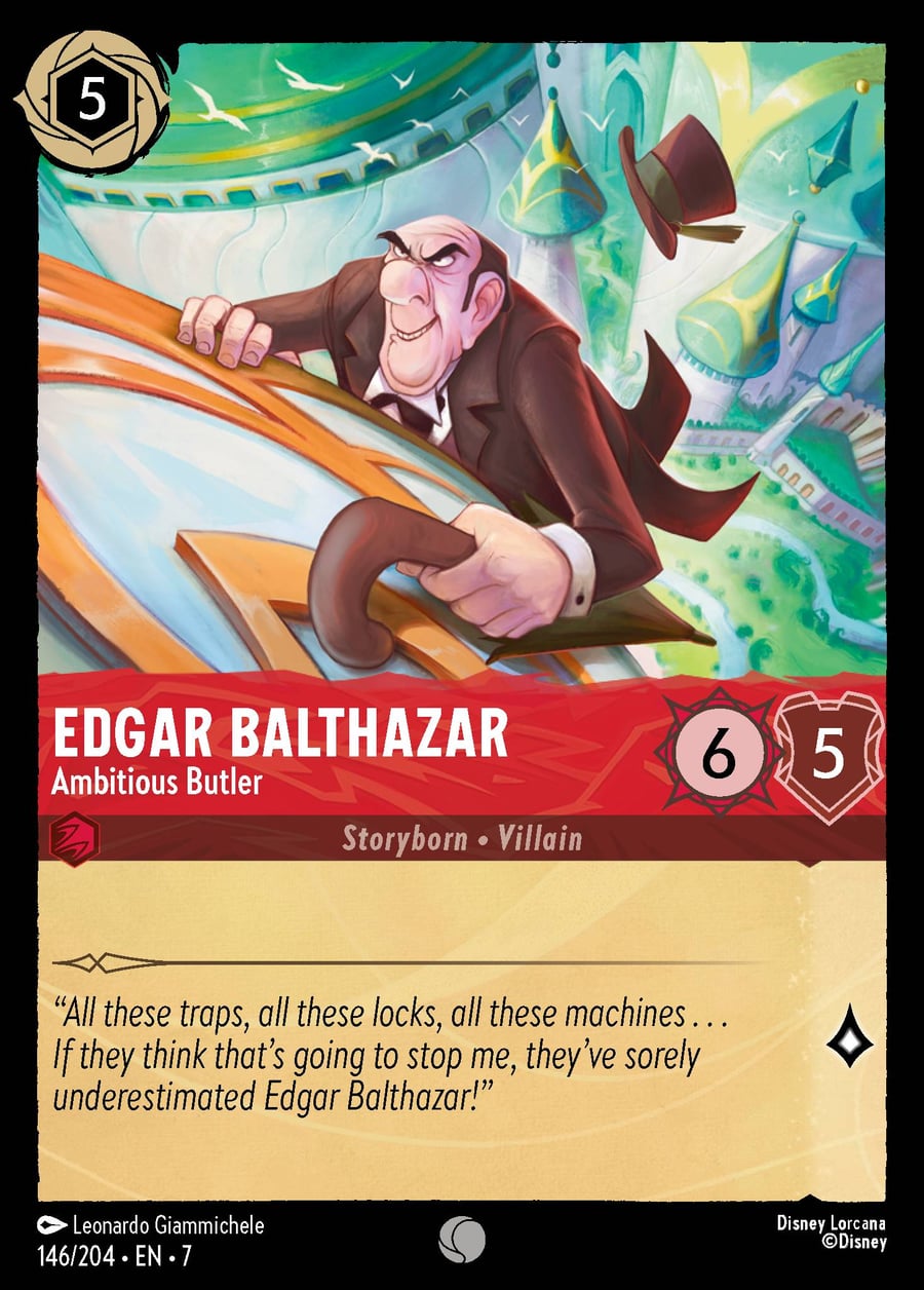 Edgar Balthazar - Ambitious Butler card art