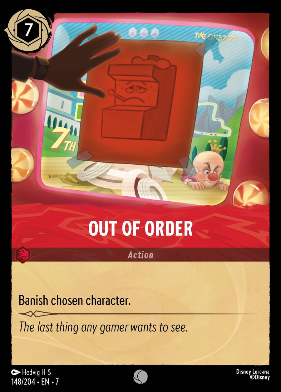 Out of Order card art