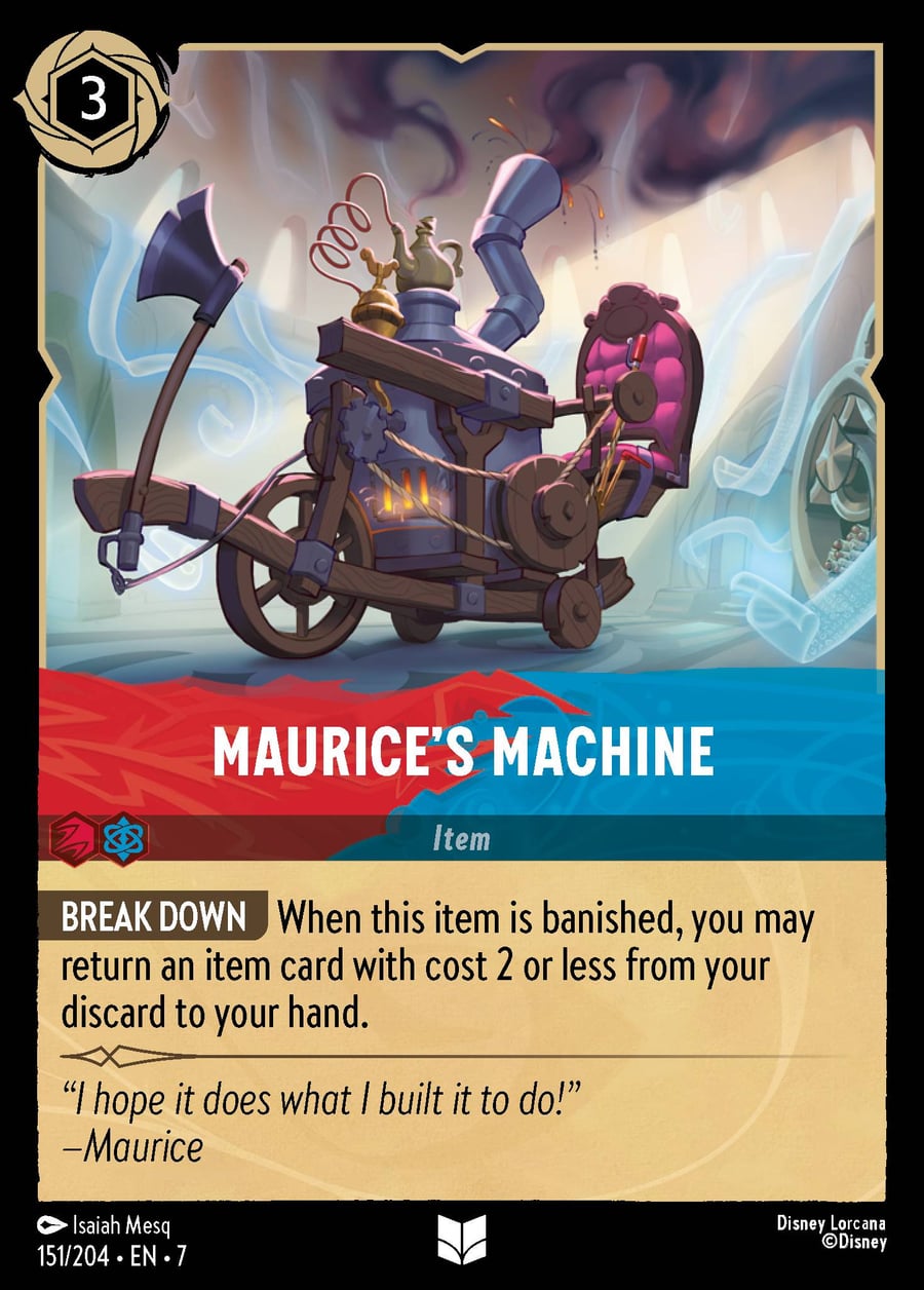Maurice's Machine card art