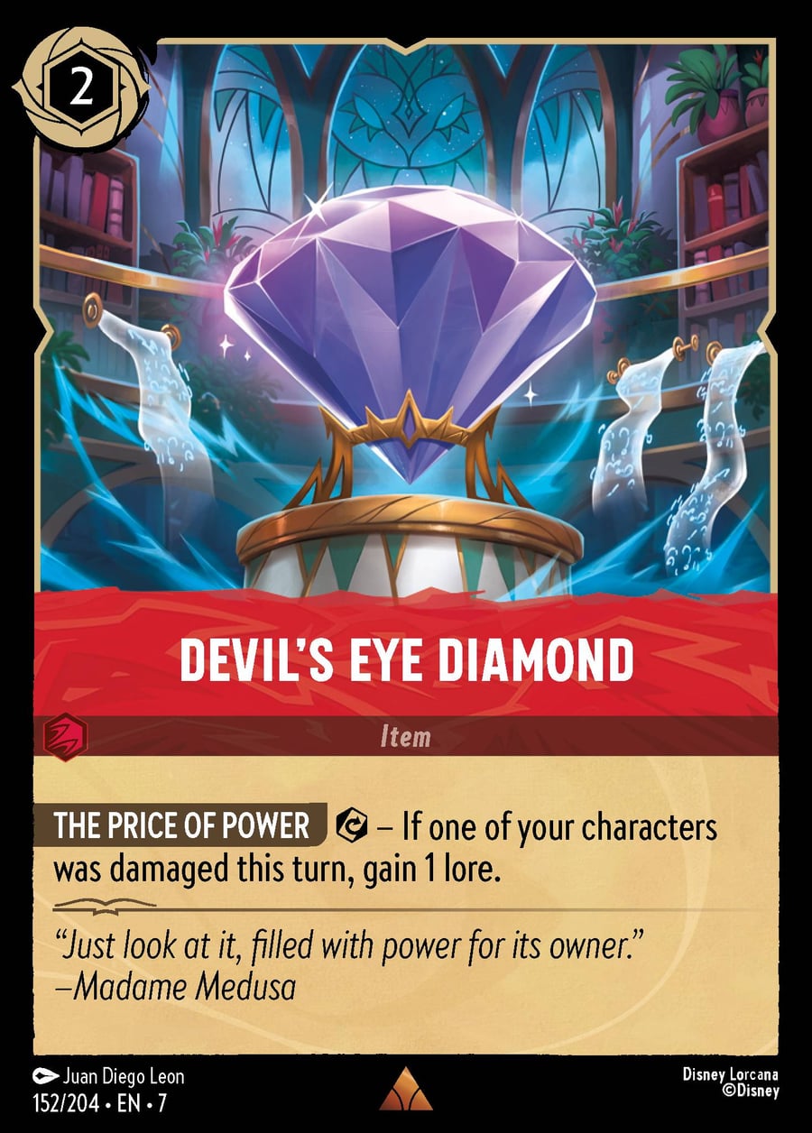 Devil's Eye Diamond card art