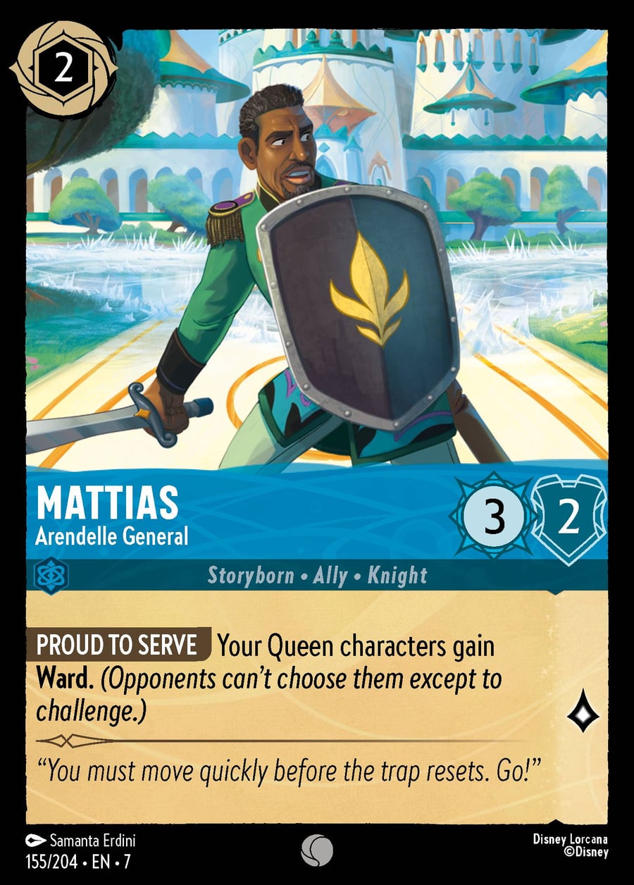 Mattias - Arendelle General card art