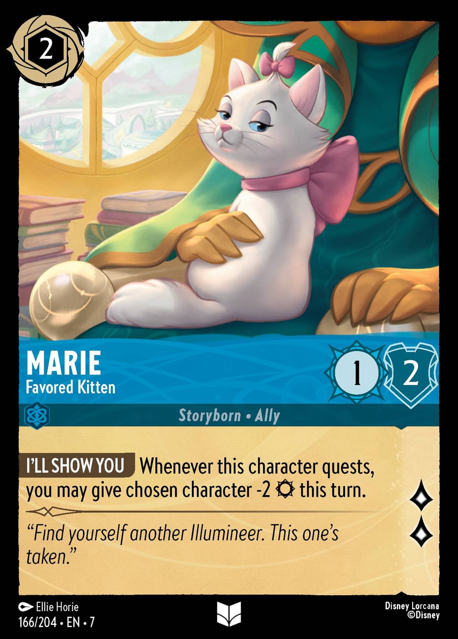 Marie - Favored Kitten card art