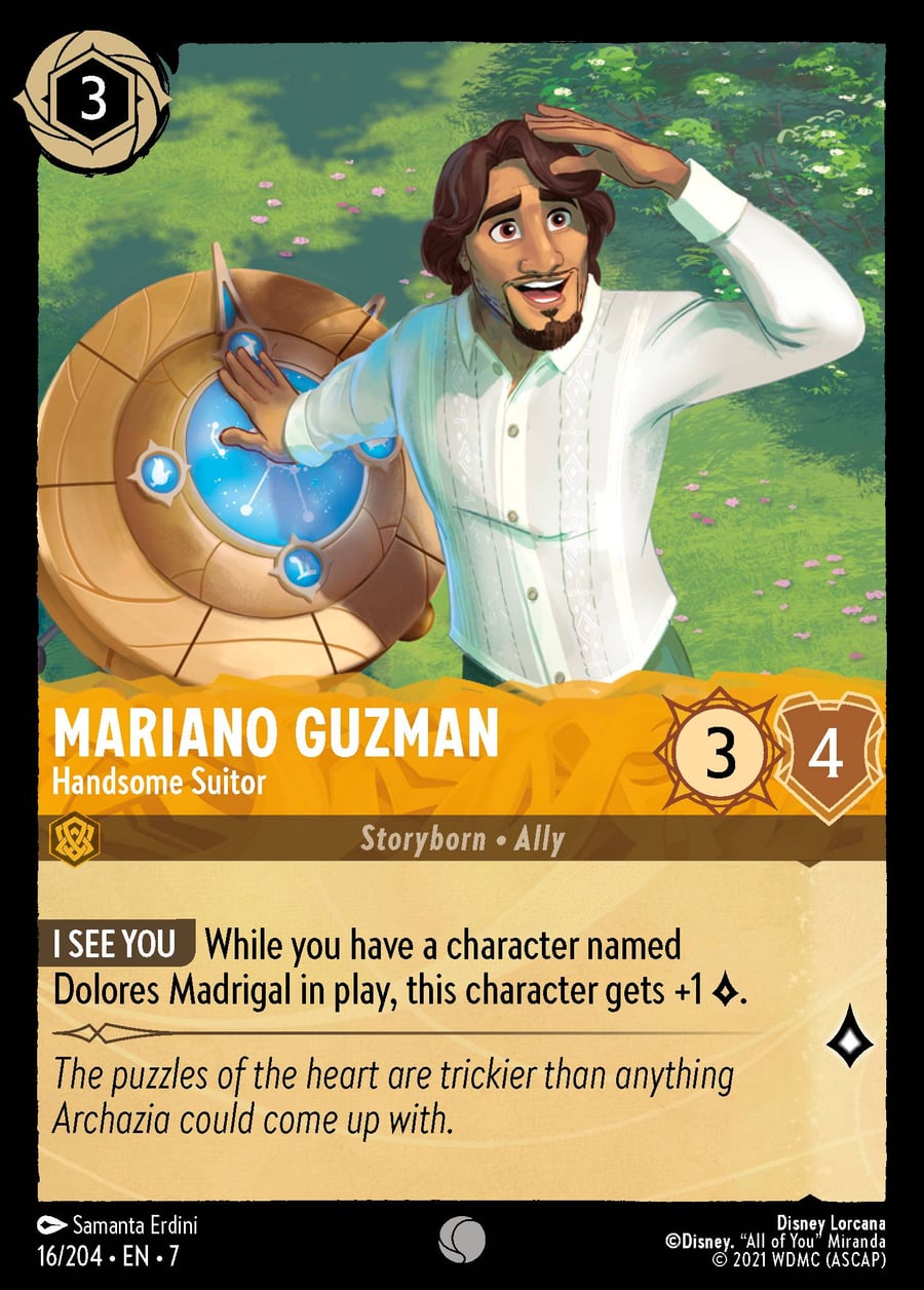 Mariano Guzman - Handsome Suitor card art