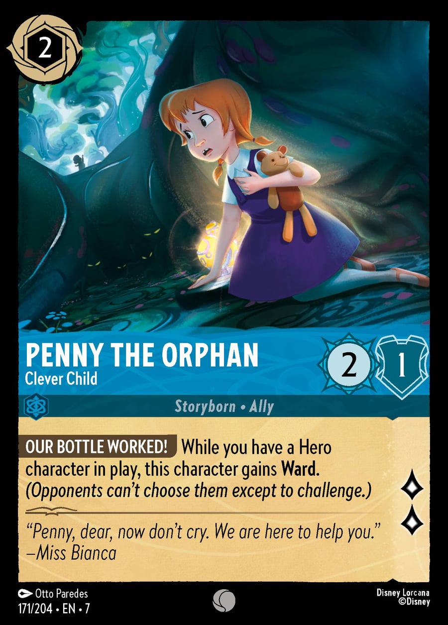 Penny the Orphan - Clever Child card art
