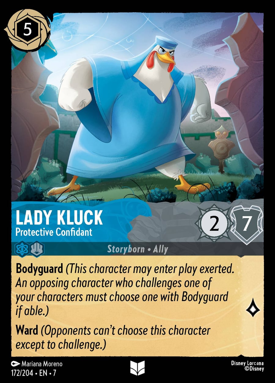 Lady Kluck - Protective Confidant card art