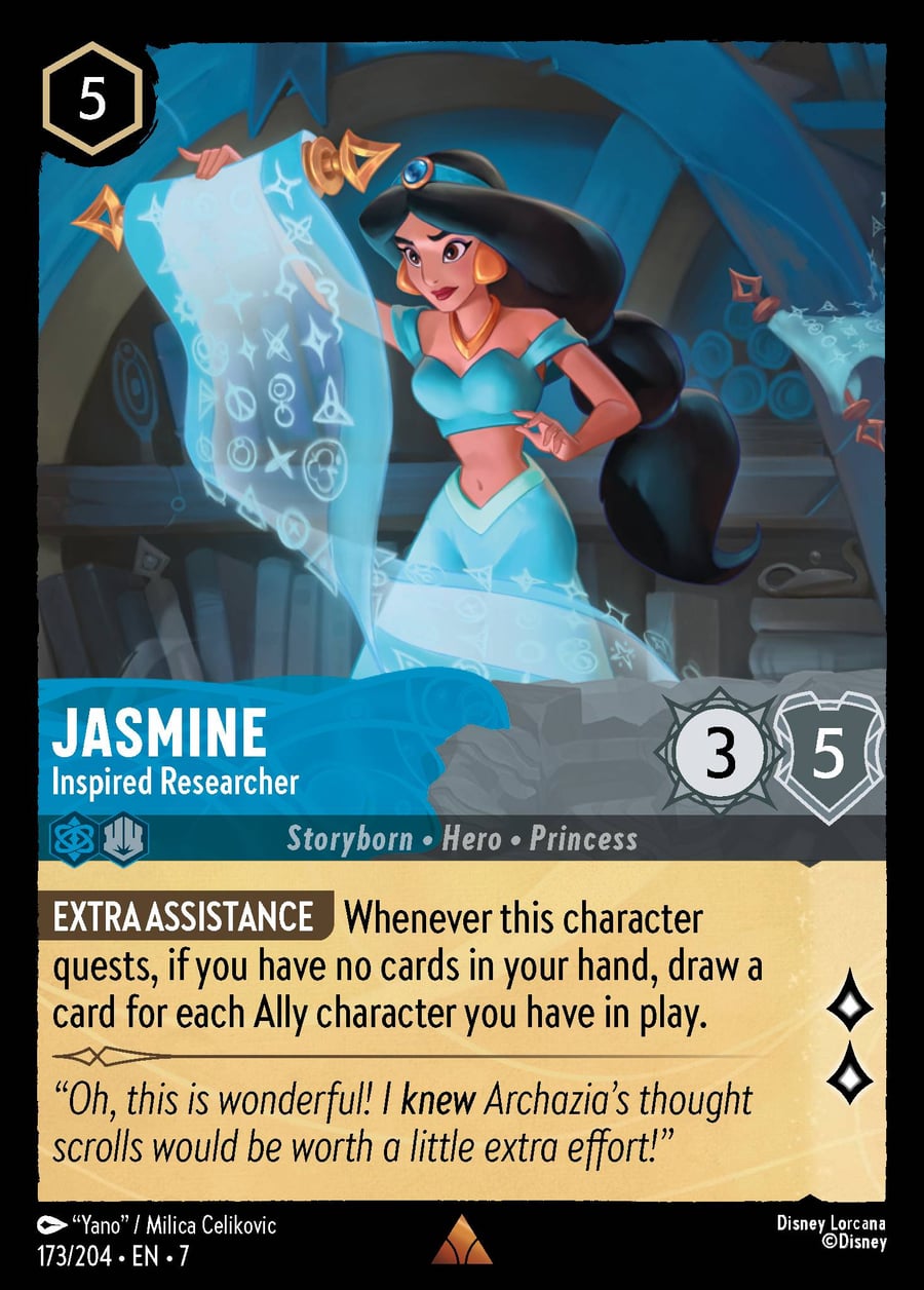 Jasmine - Inspired Researcher card art