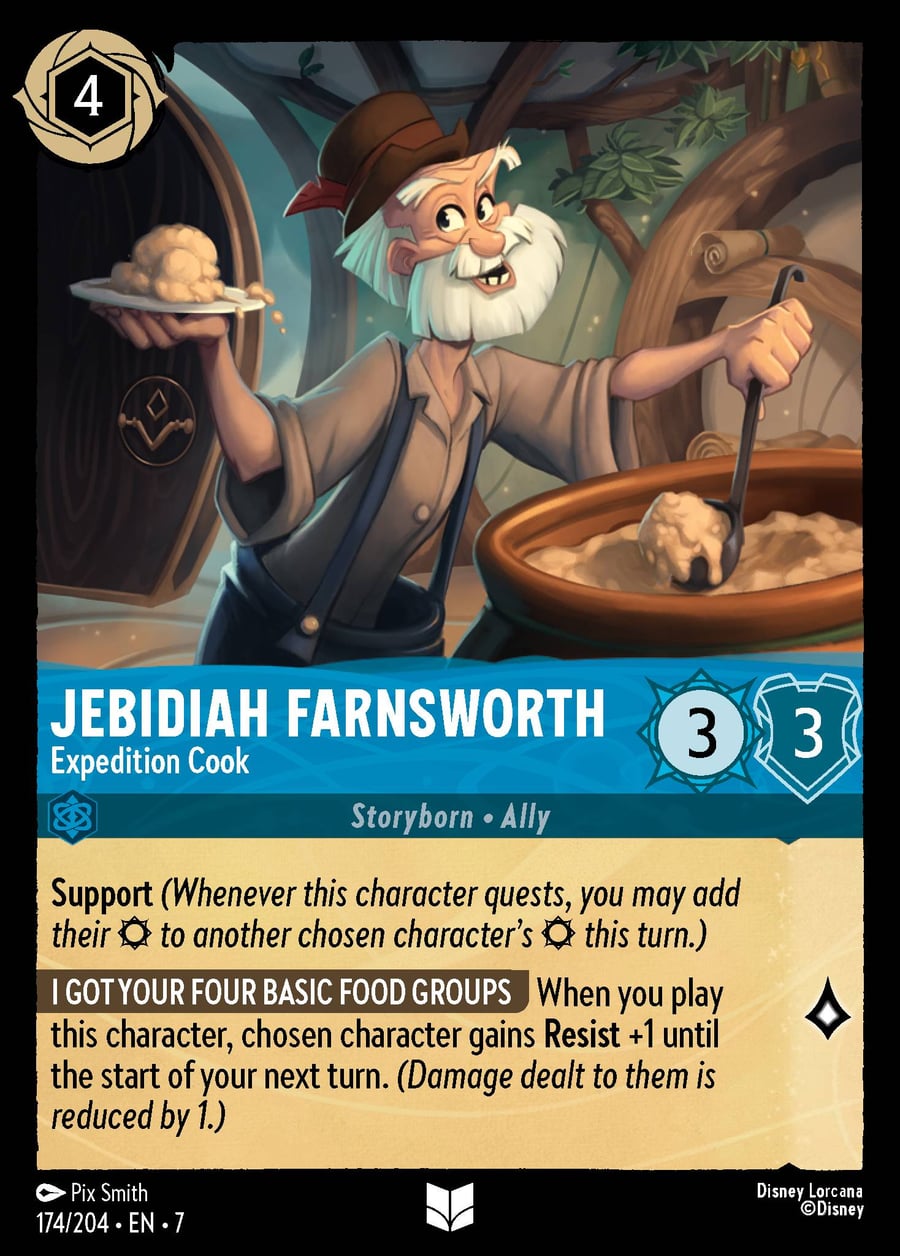Jebidiah Farnsworth - Expedition Cook card art