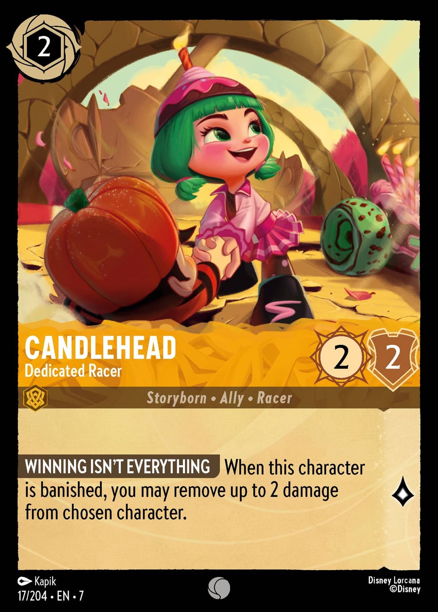 Candlehead - Dedicated Racer card art