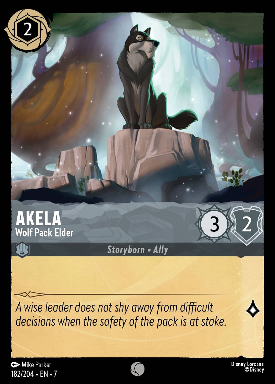 Akela - Wolf Pack Elder card art