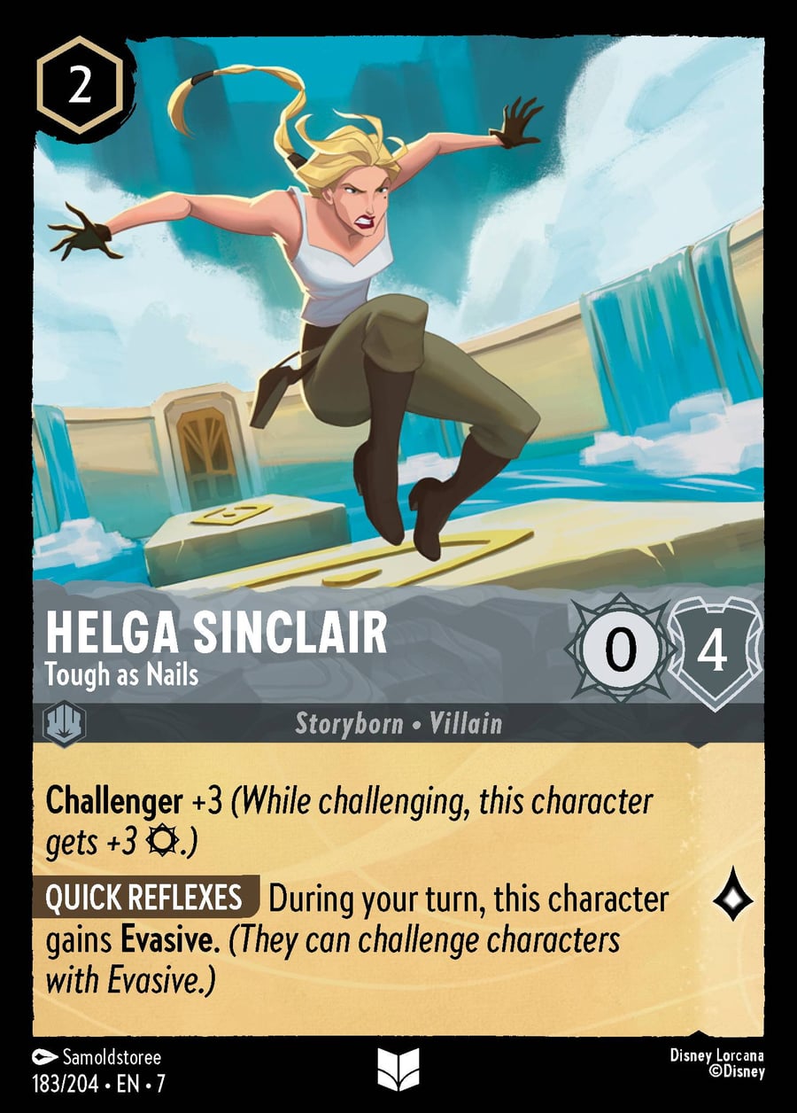 Helga Sinclair - Tough as Nails card art