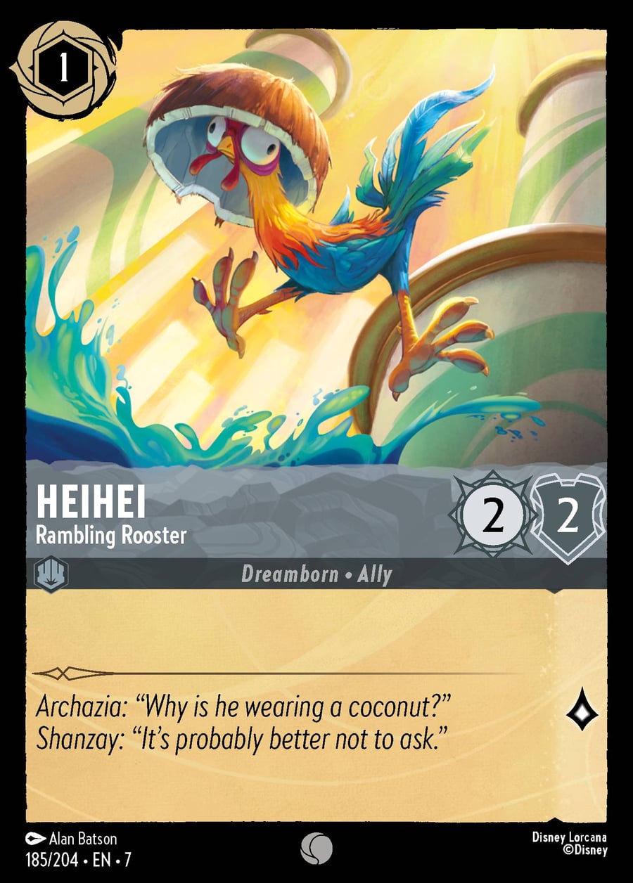 Heihei - Rambling Rooster card art