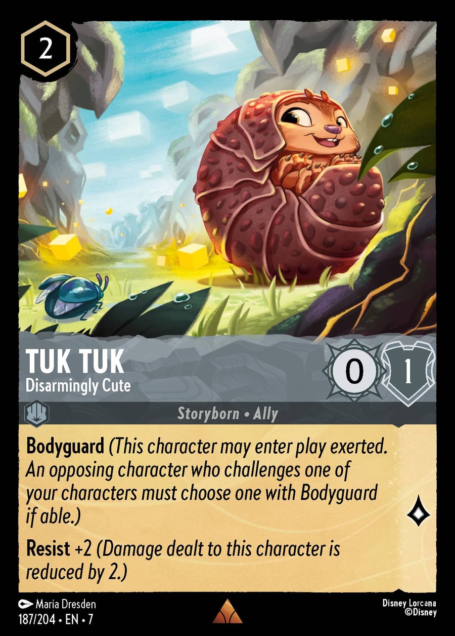 Tuk Tuk - Disarmingly Cute card art