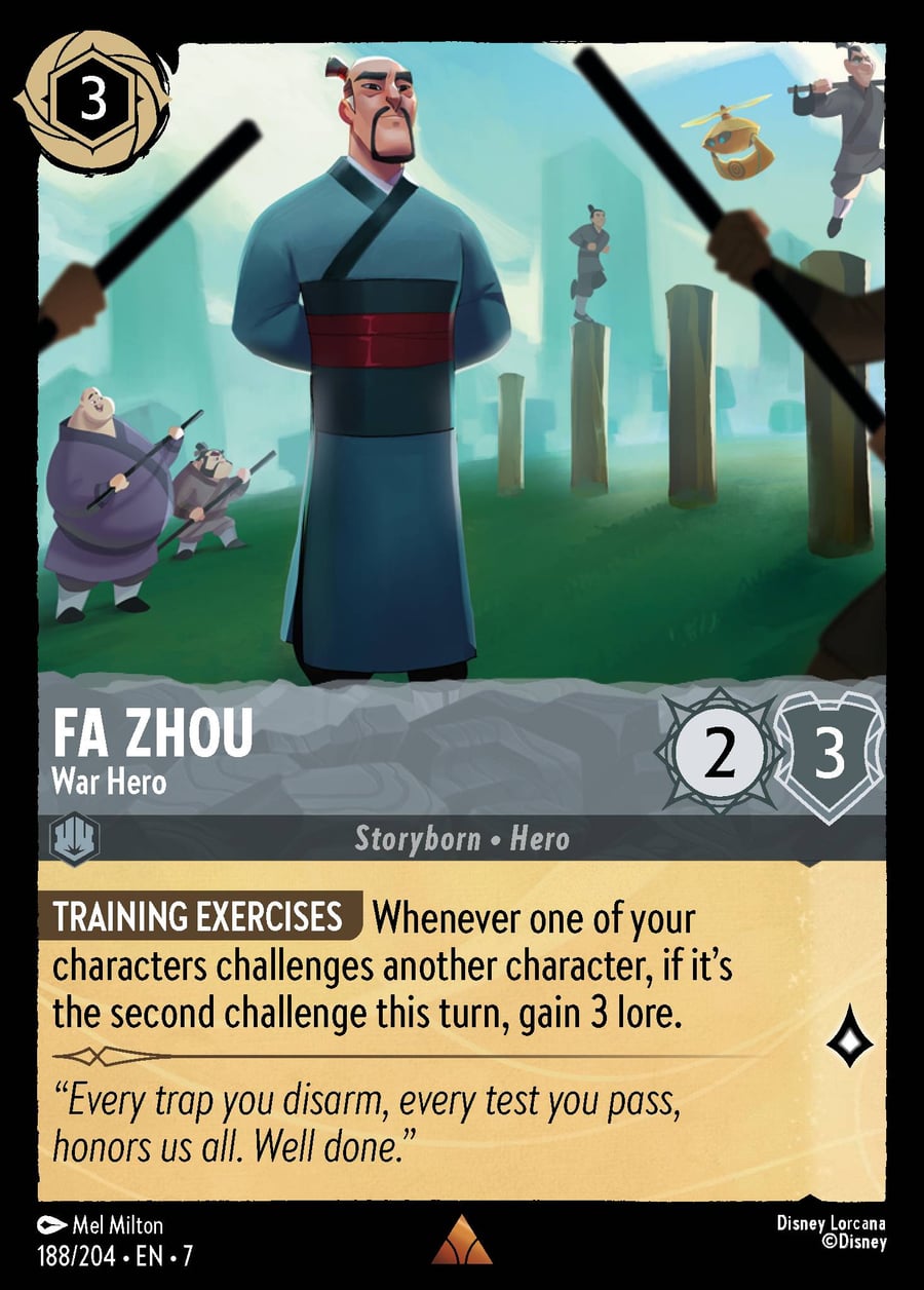 Fa Zhou - War Hero card art