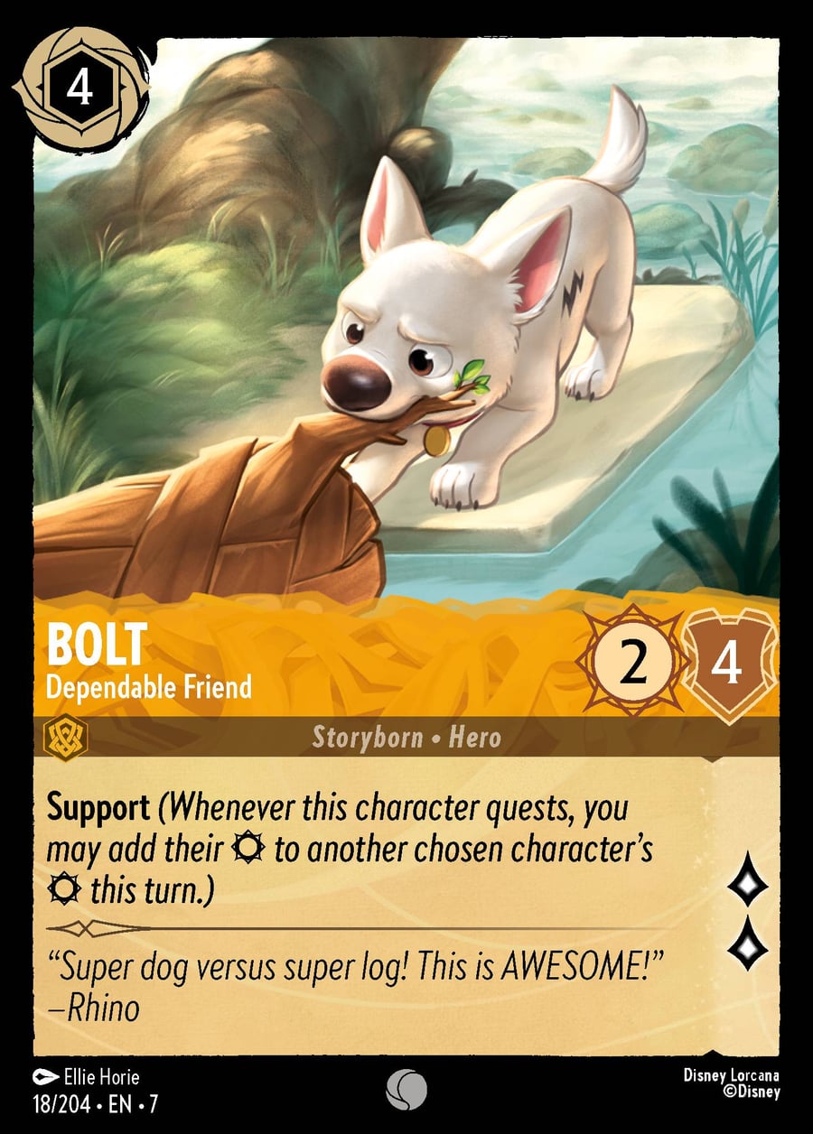 Bolt - Dependable Friend card art