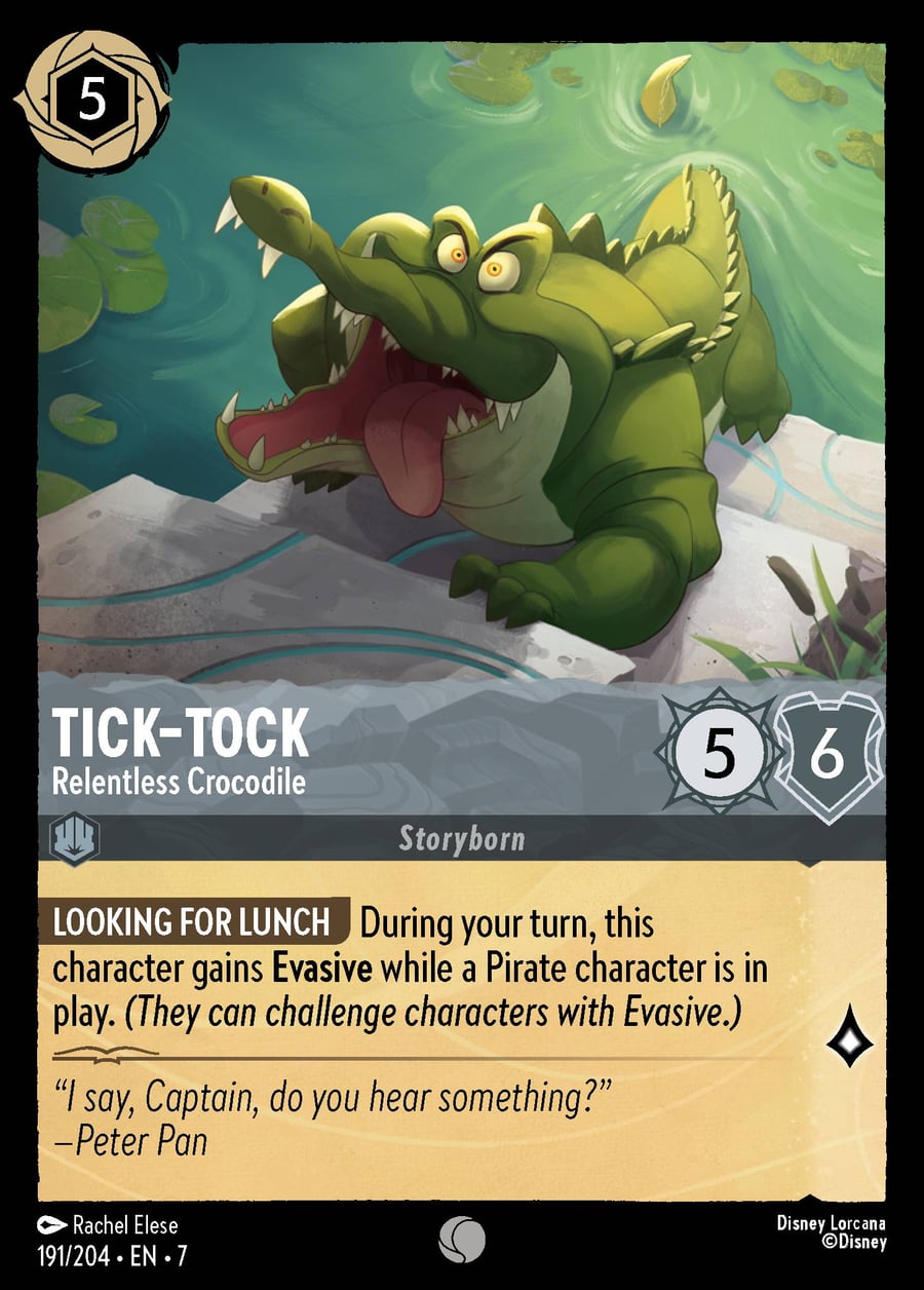 Tick-Tock - Relentless Crocodile card art