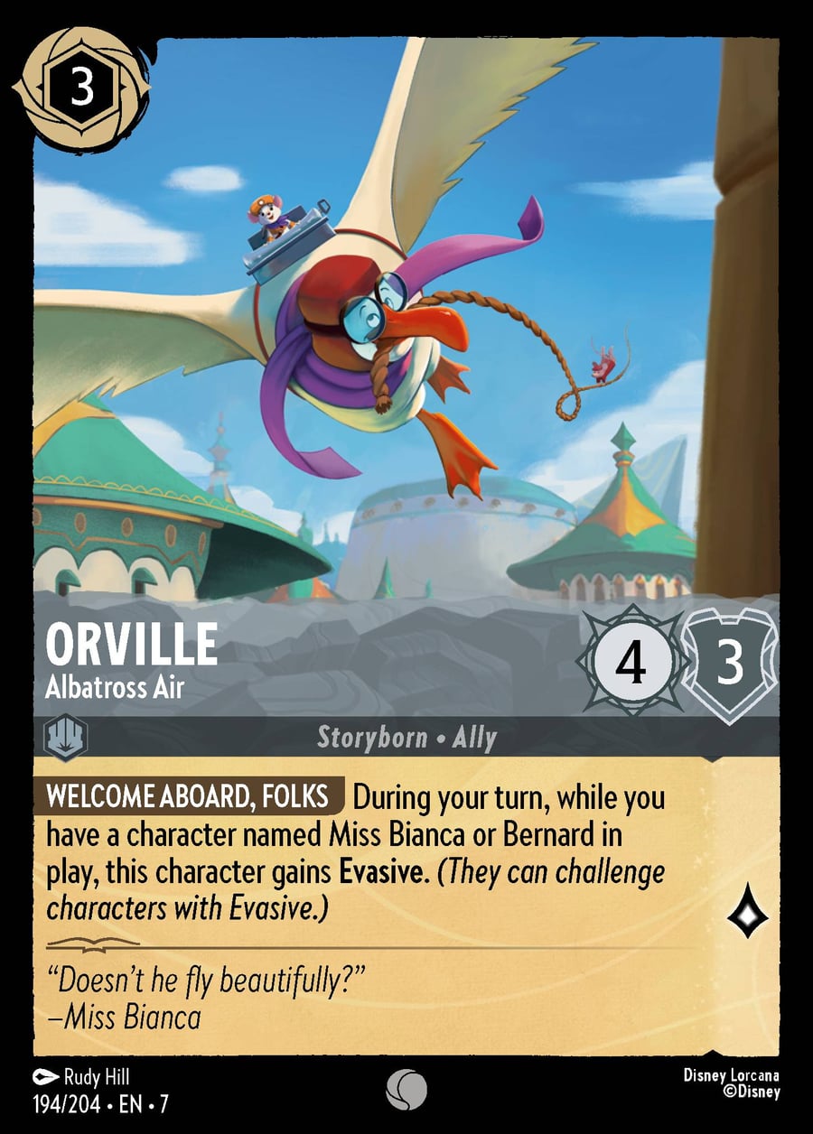 Orville - Albatross Air card art