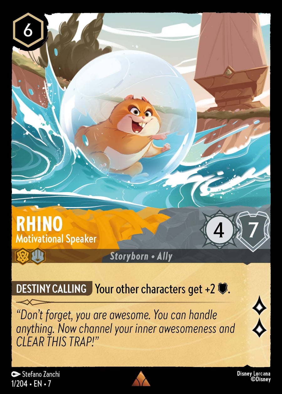 Rhino - Motivational Speaker card art