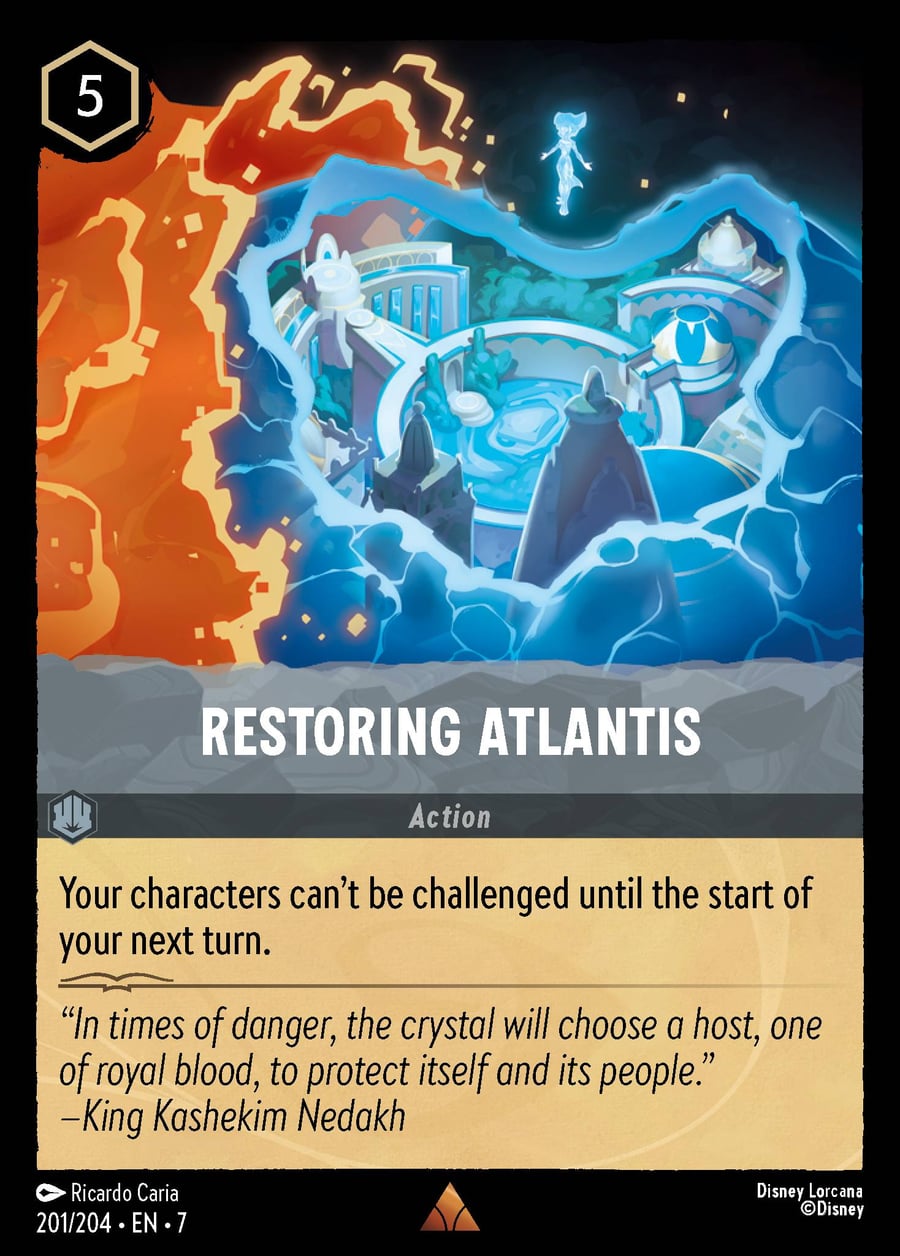 Restoring Atlantis card art