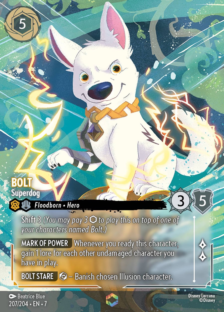 Bolt - Superdog card art