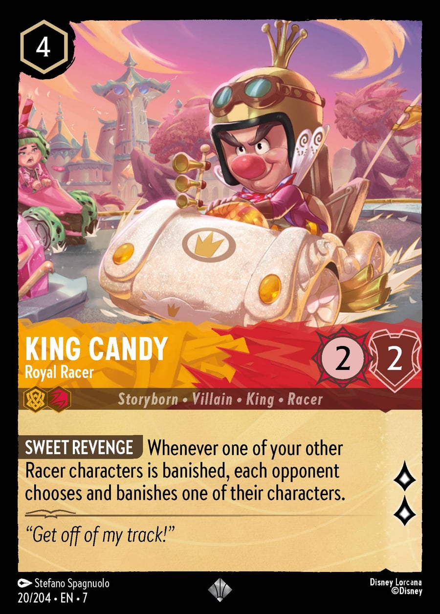 King Candy - Royal Racer card art