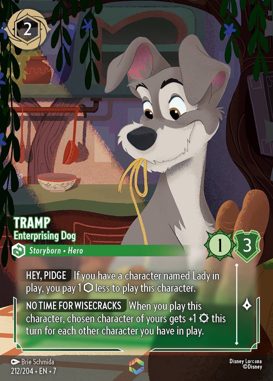 Tramp - Enterprising Dog card art