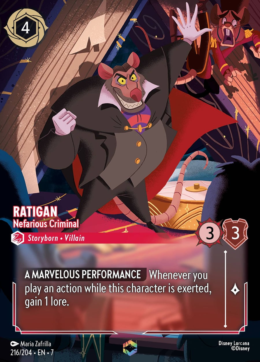 Ratigan - Nefarious Criminal card art