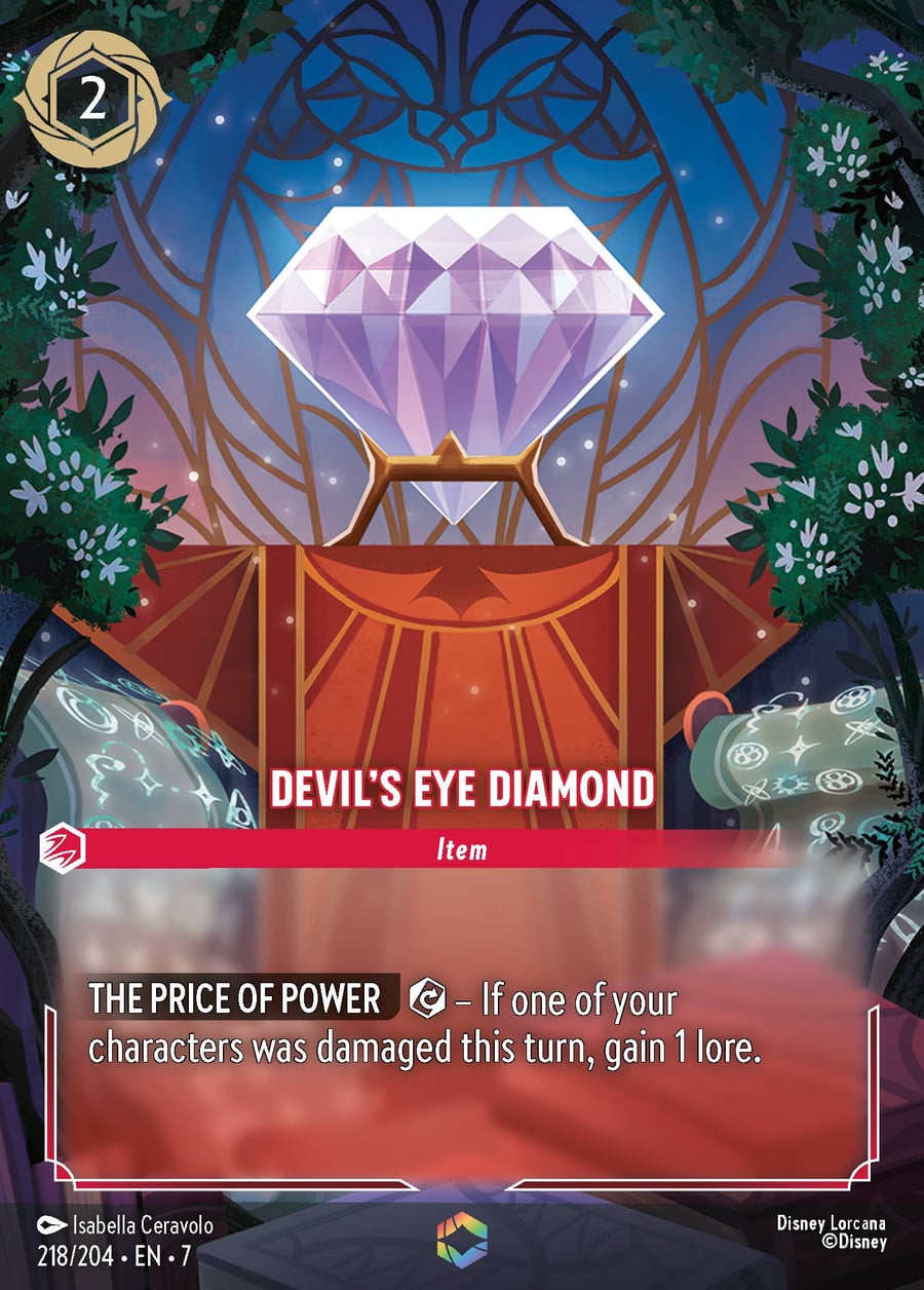 Devil's Eye Diamond card art