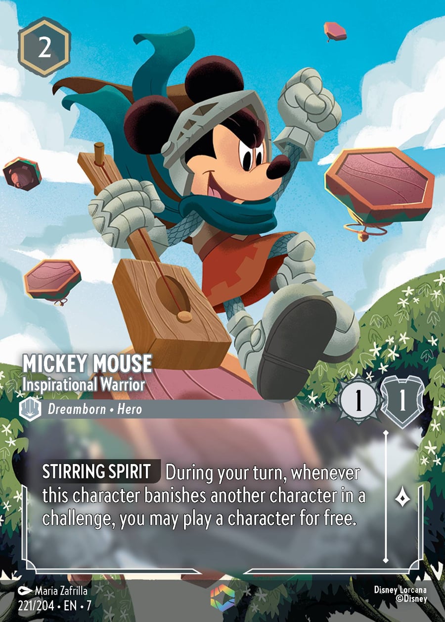 Mickey Mouse - Inspirational Warrior card art