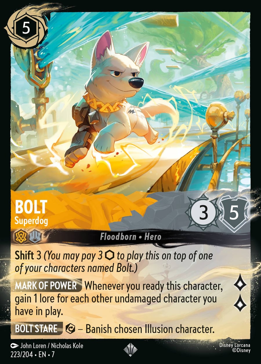 Bolt - Superdog card art