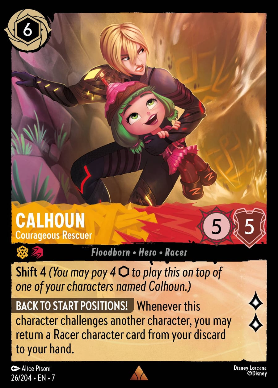 Calhoun - Courageous Rescuer card art