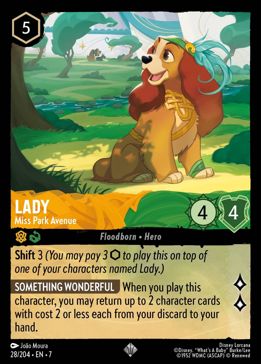 Lady - Miss Park Avenue card art