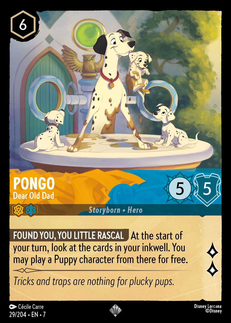 Pongo - Dear Old Dad card art