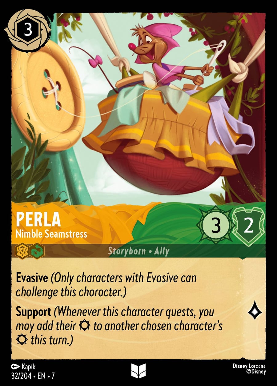 Perla - Nimble Seamstress card art