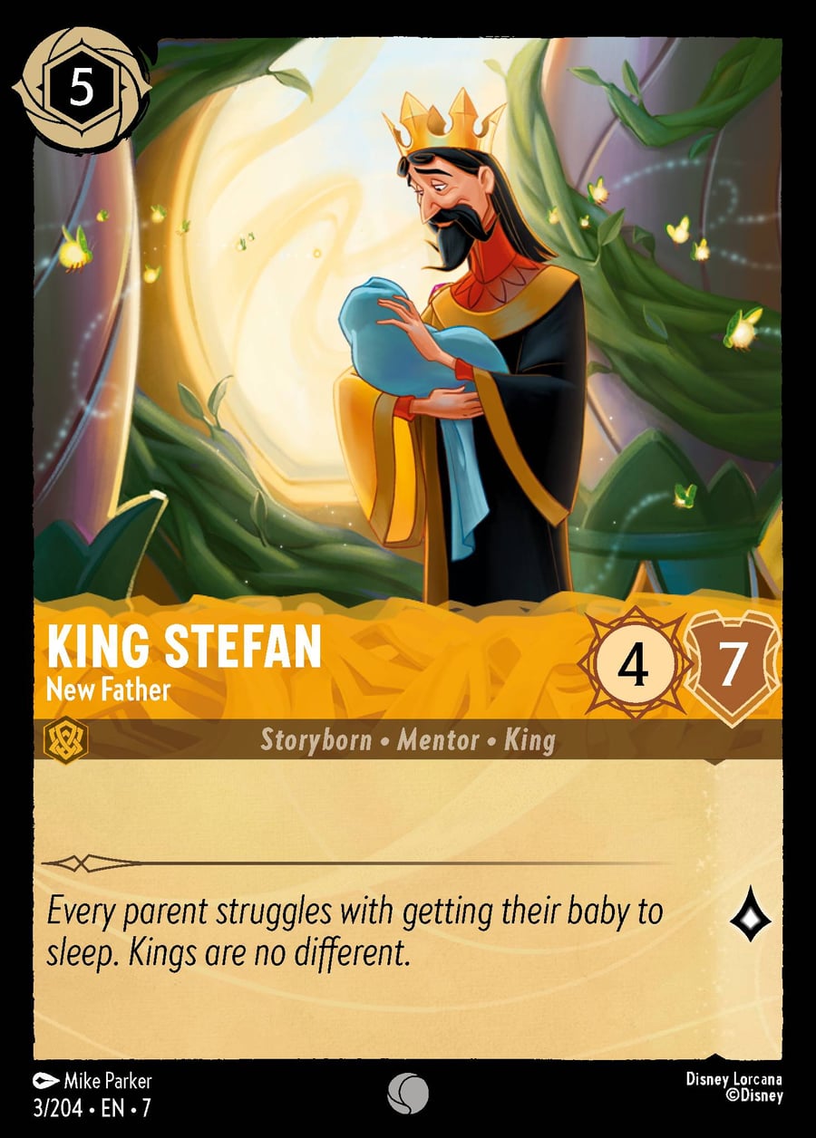 King Stefan - New Father card art