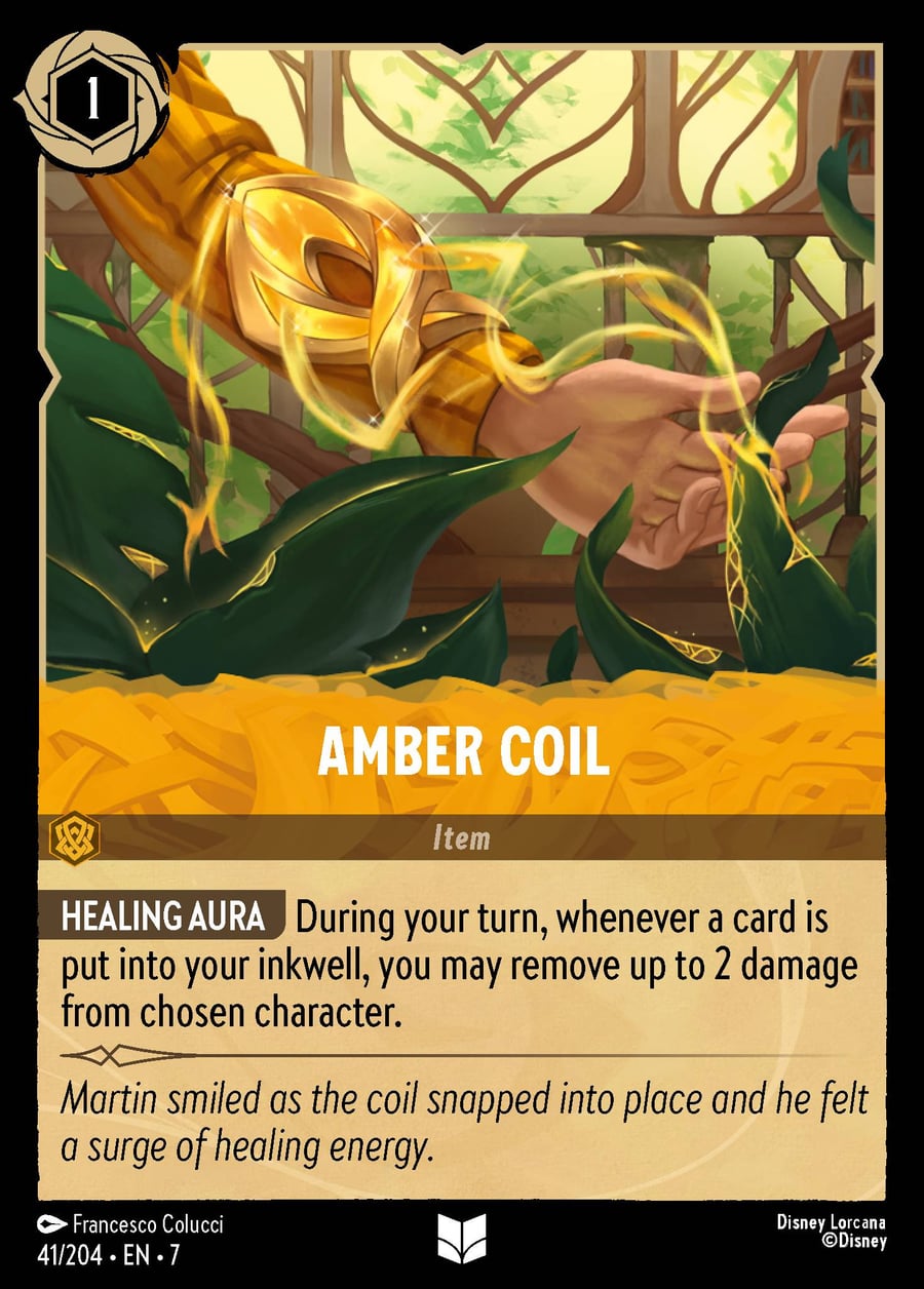 Amber Coil card art