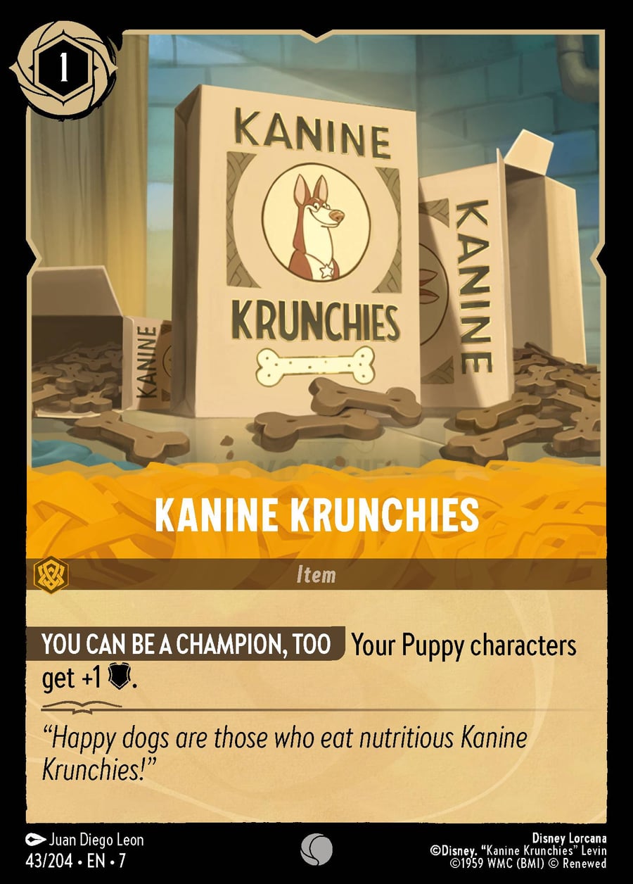 Kanine Krunchies card art