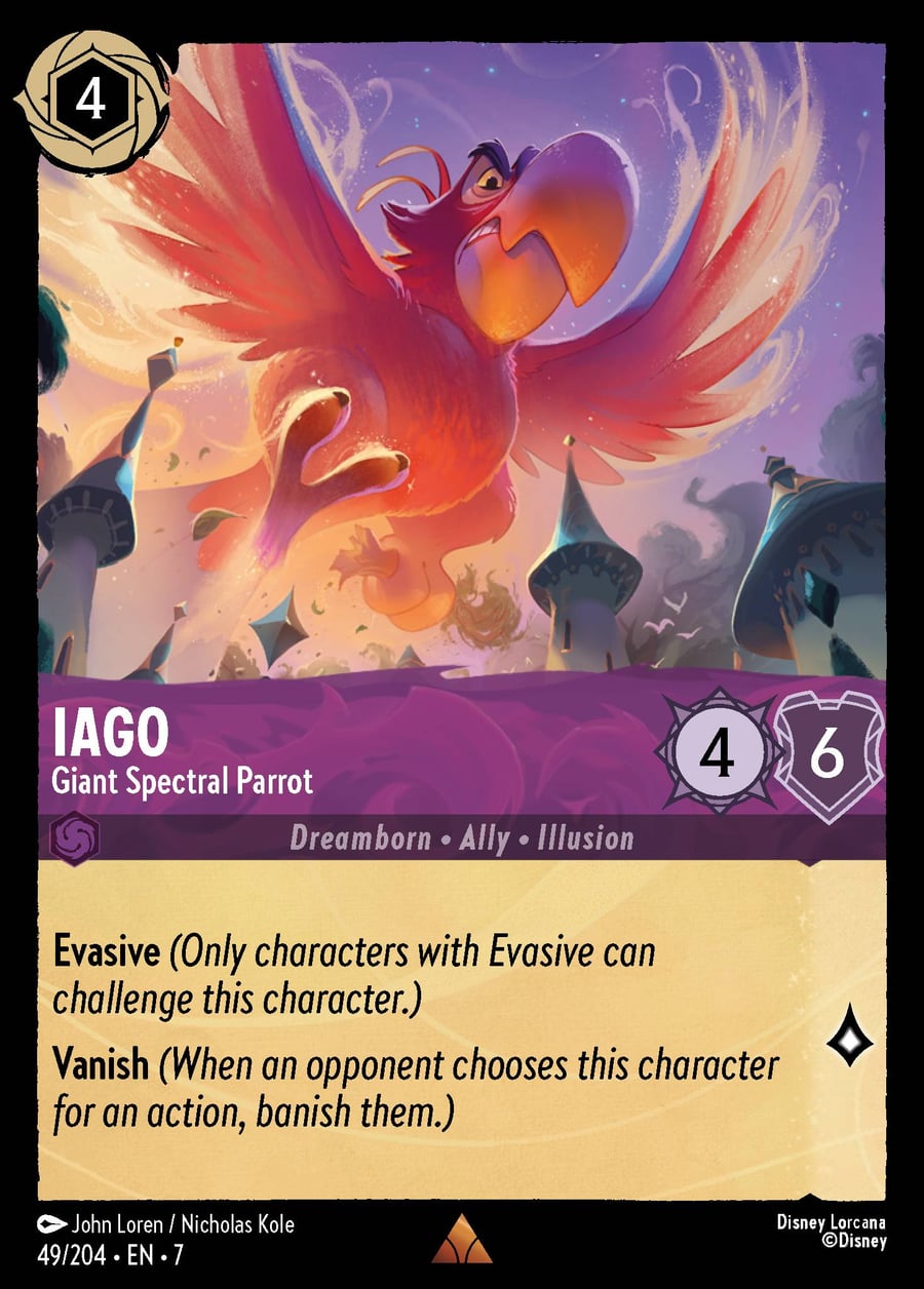 Iago - Giant Spectral Parrot card art