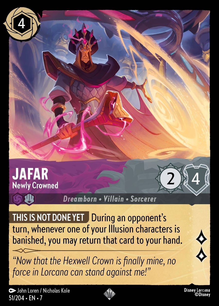 Jafar - Newly Crowned card art