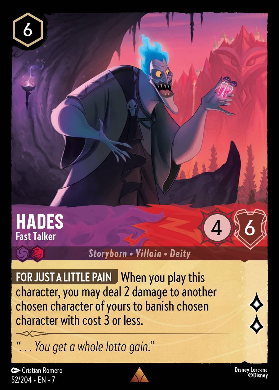 Hades - Fast Talker card art