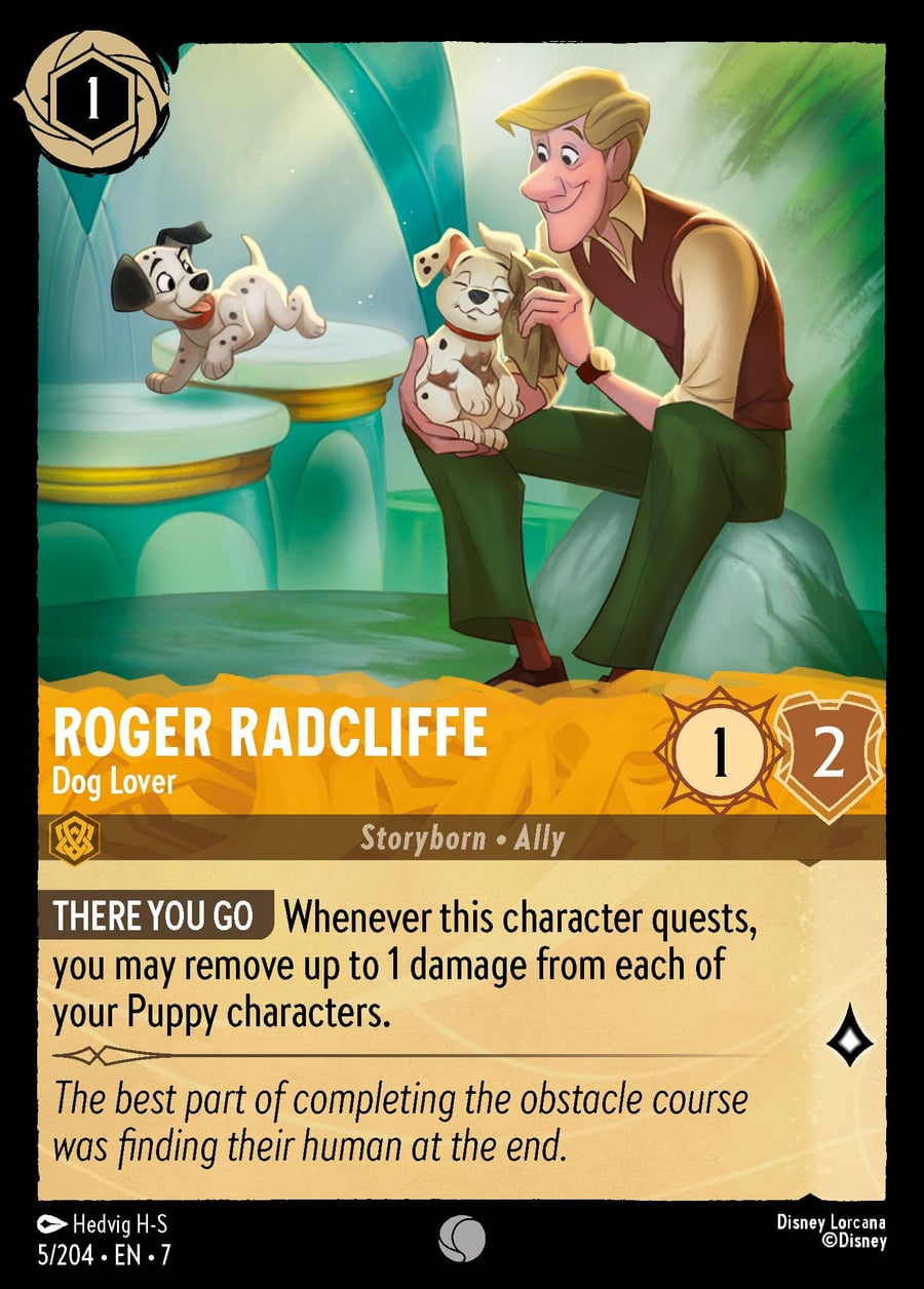 Roger Radcliffe - Dog Lover card art